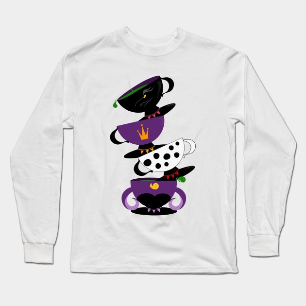 Villains Brew Long Sleeve T-Shirt by TeawithAlice